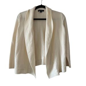 Brooks Brothers 100% Wool Open Front Preppy Cardigan Sweater Size Large